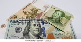 dollar,yuan,ruble