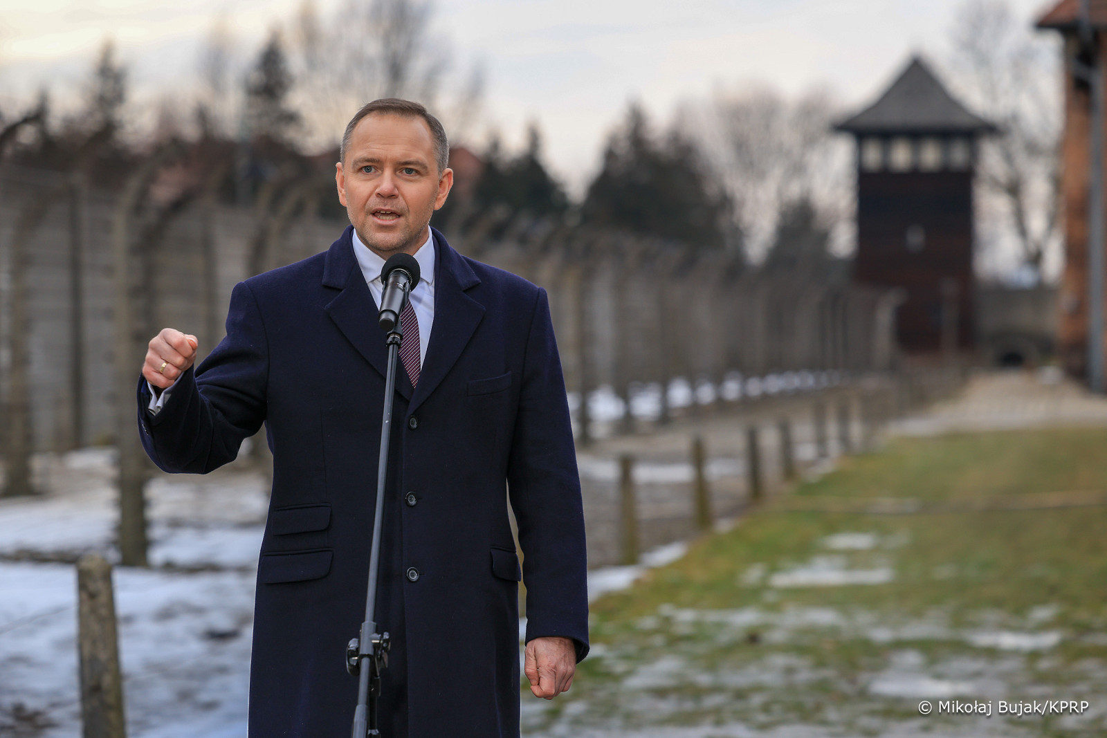 014_Prezydent_Karol_Nawrocki_Auschwitz_rocznica_wyzwolenia_obozu_20260127_MWB20095